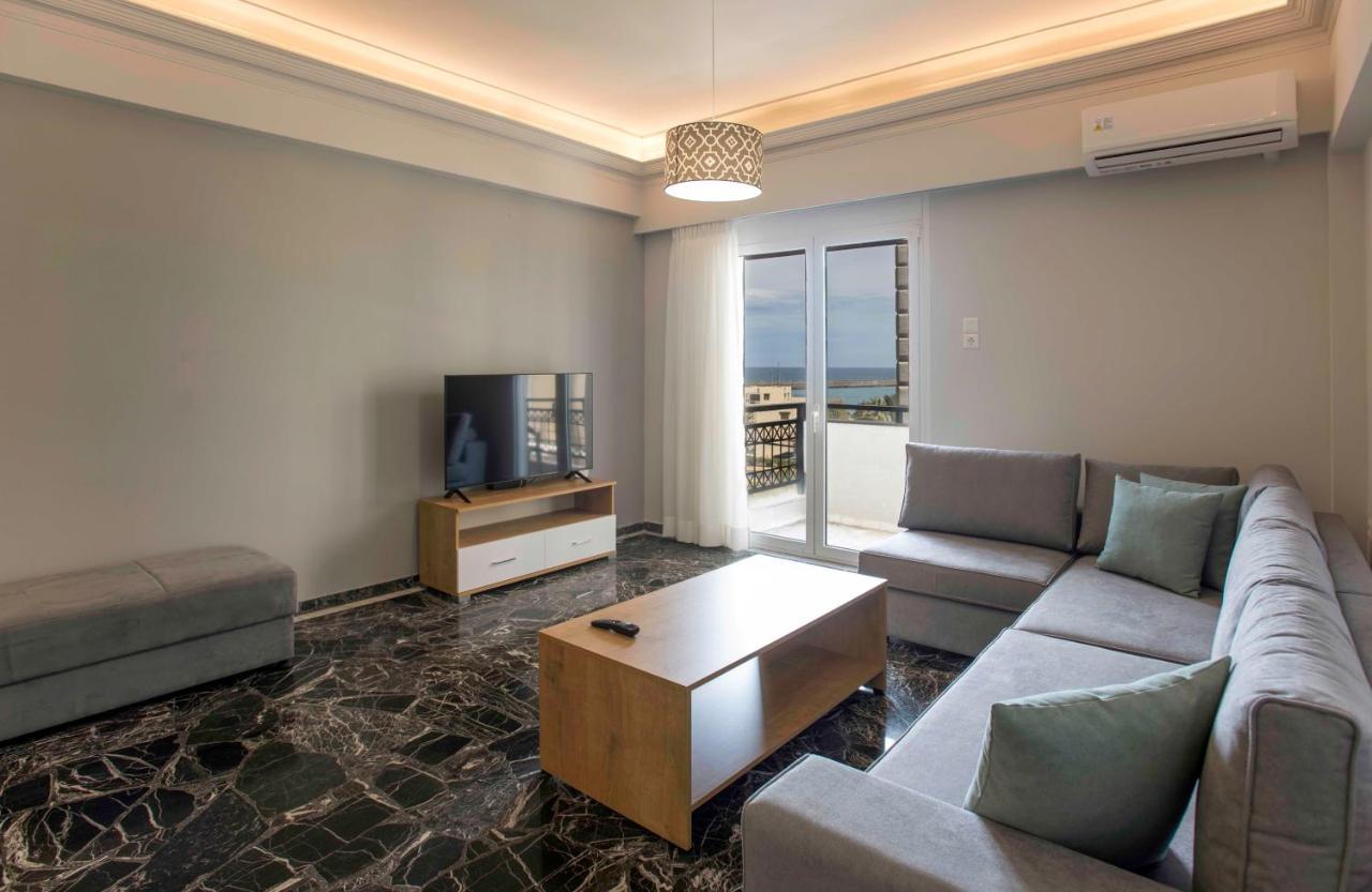 Central Spacious Apt Close To Port-Sites W/View 2 Kandiye Dış mekan fotoğraf
